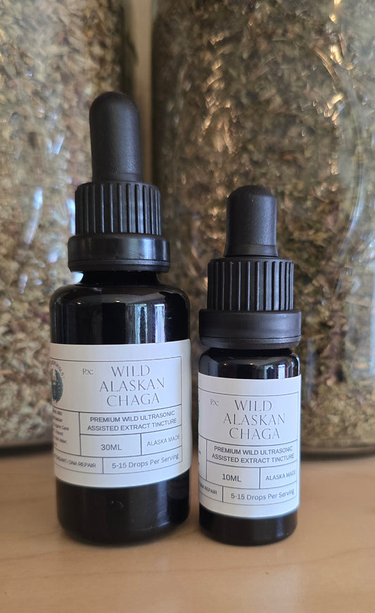 Chaga Ultrasonic Extract Tincture - Wild Alaskan