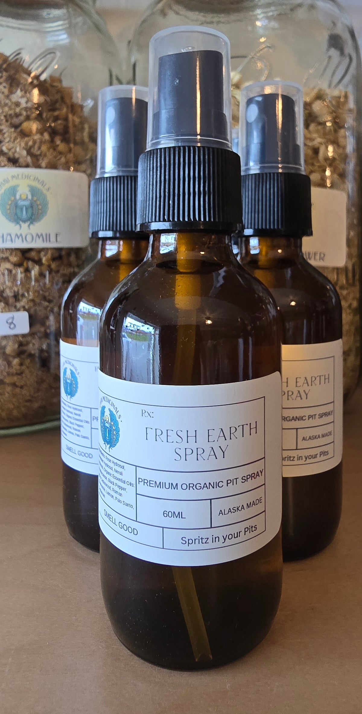 Fresh Earth Spray Natural Deodorant