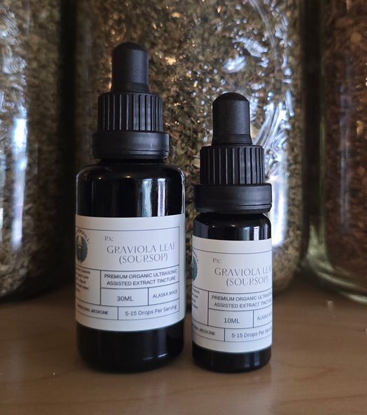Graviola (Soursop) Ultrasonic Assisted Extract Tincture