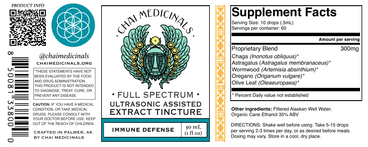 Immune Defense Ultrasonic Assisted Extract Tincture